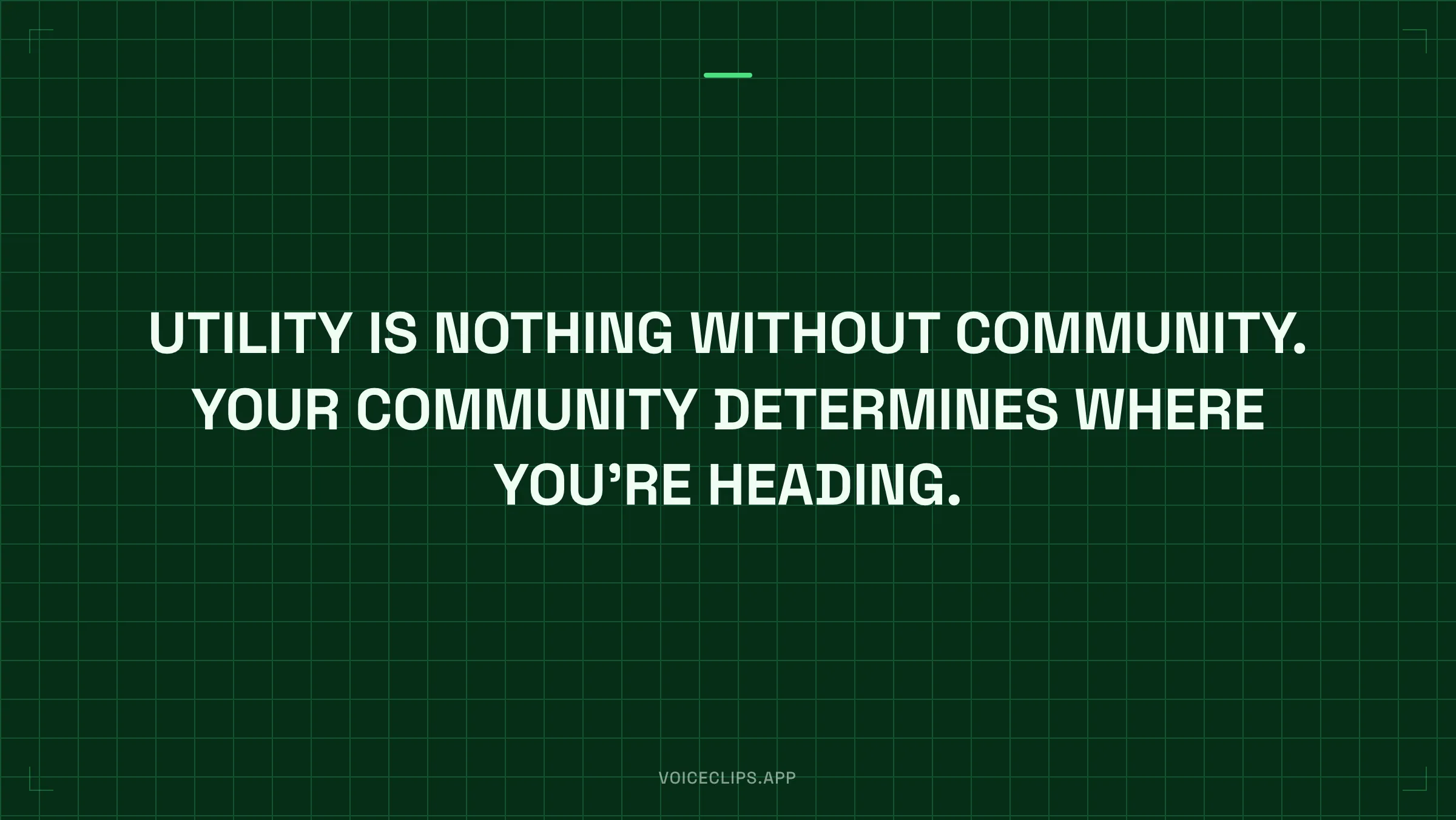 Generated quote card example